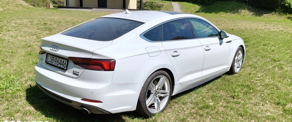 Audi A5 cena 100000 przebieg: 67000, rok produkcji 2018 z Stopnica małe 79